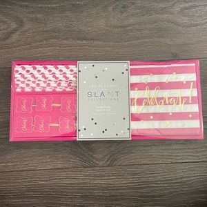 Celebrate Party Kit Hot Pink White Gold Decorative Napkins Straws Party Picks